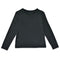 【日本製】 tシャツ レディース 長袖 インナー 薄手 柔らかい ストレッチ 無地 クルーネック ブラック(FL22FW-007W-bk)